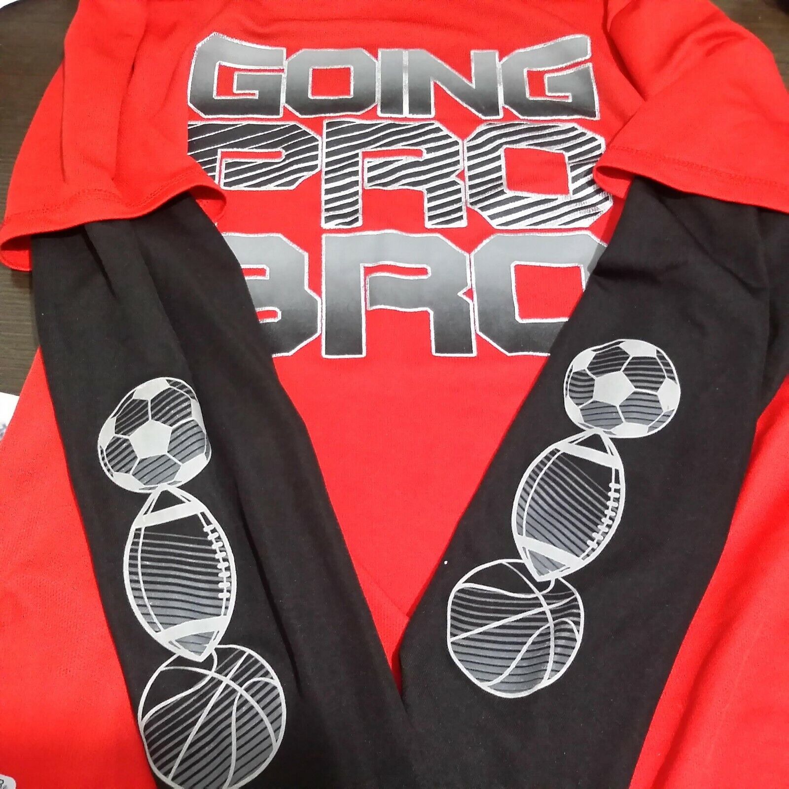 Star Red Going Pro Sport Activewear  Pullover Kids Unisex  Xl/xg (14-16)
